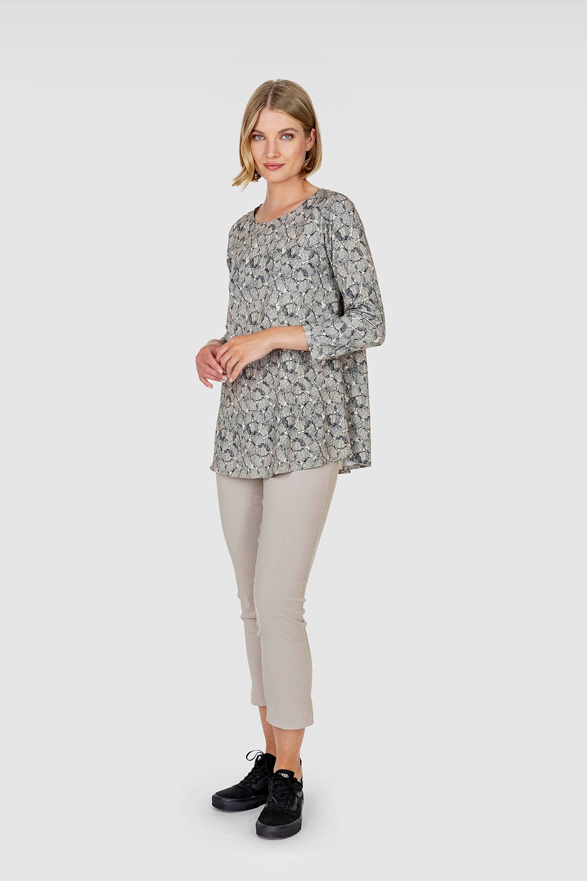 EEVA SLIT-housut beige