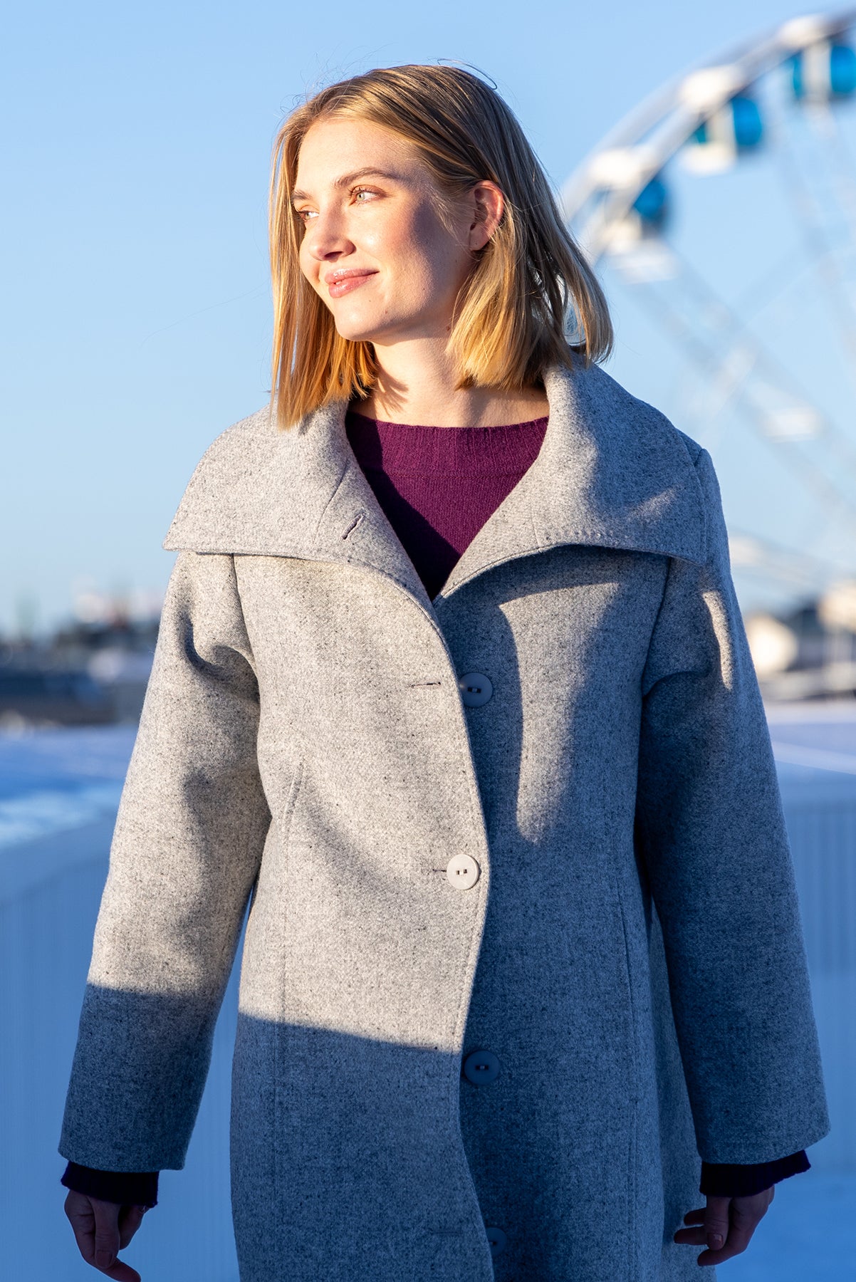 KURPITSA-takki harmaa