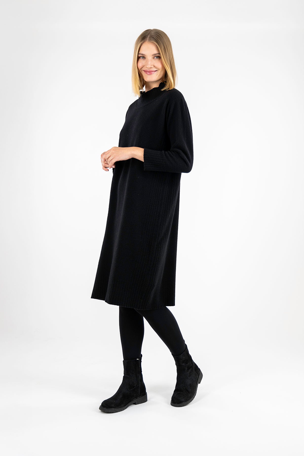 TORPPA-neulemekko musta