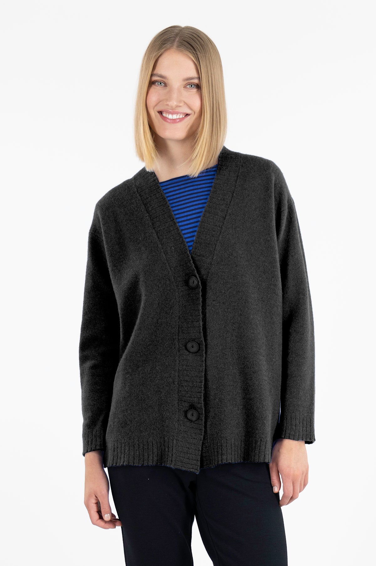 TUPA-neuletakki musta