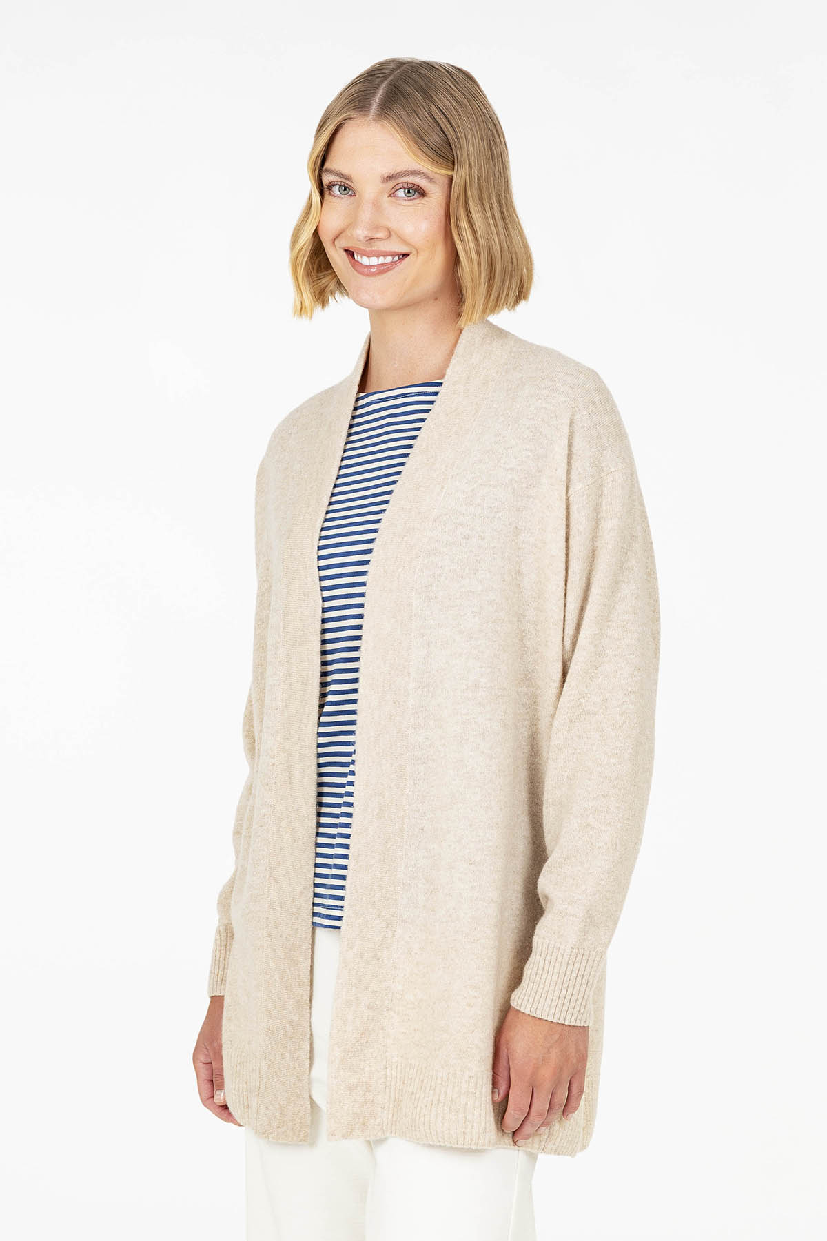 VALLI-neuletakki beige