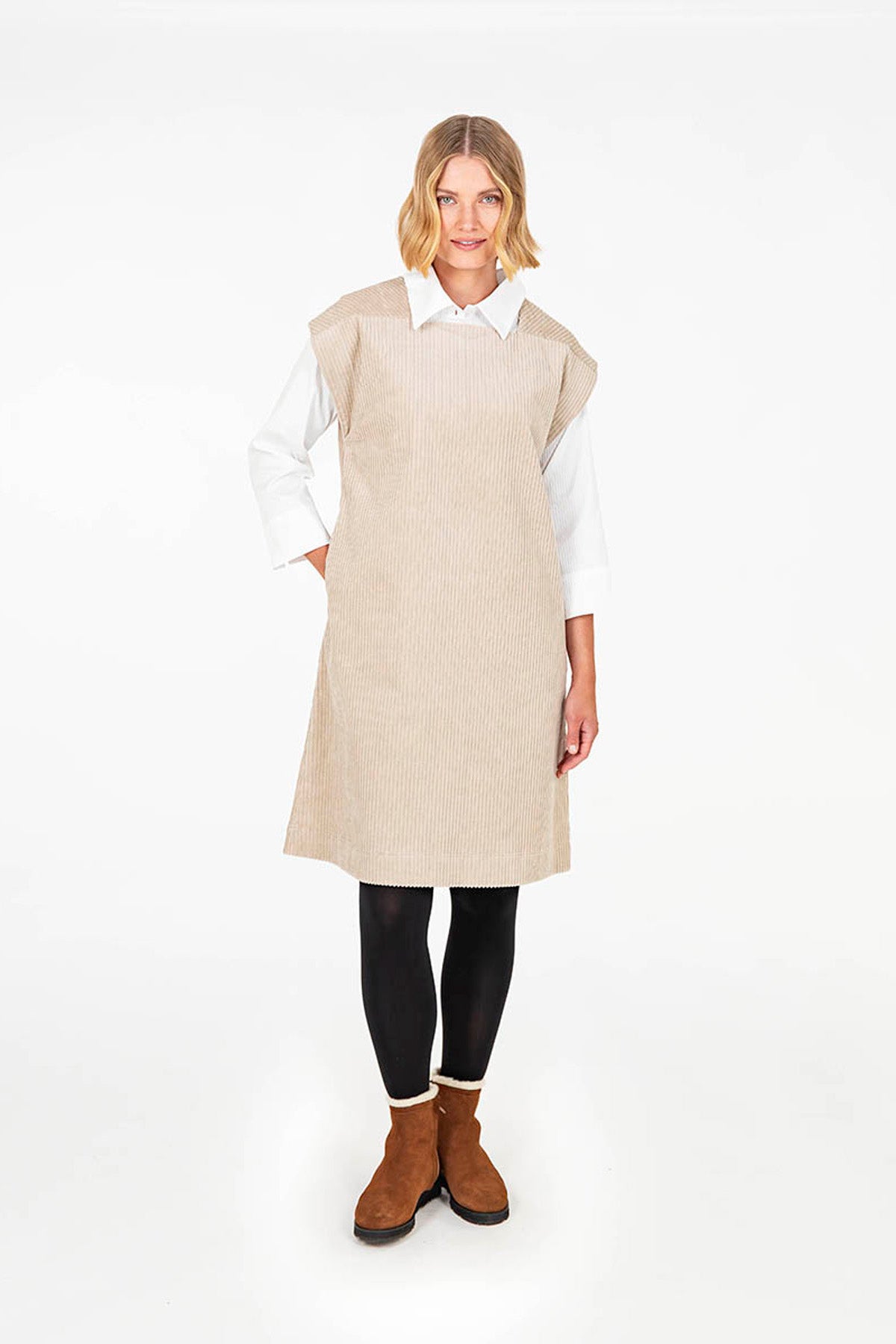 ELVIRA-mekko beige