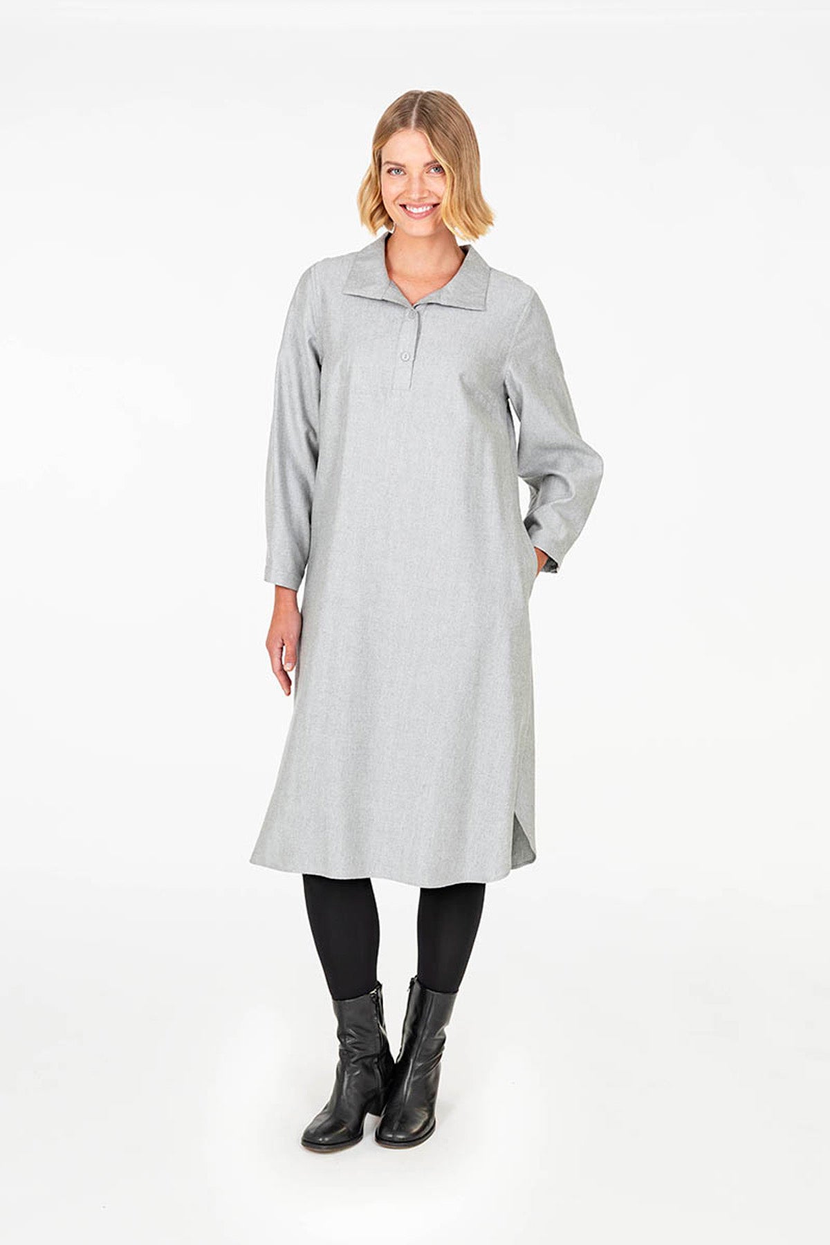 HIETA-mekko harmaa