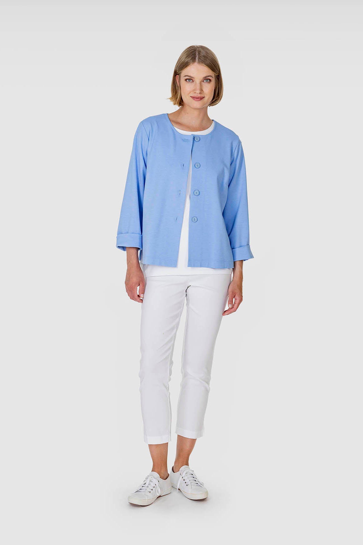 SERATA-jakku vaaleansininen