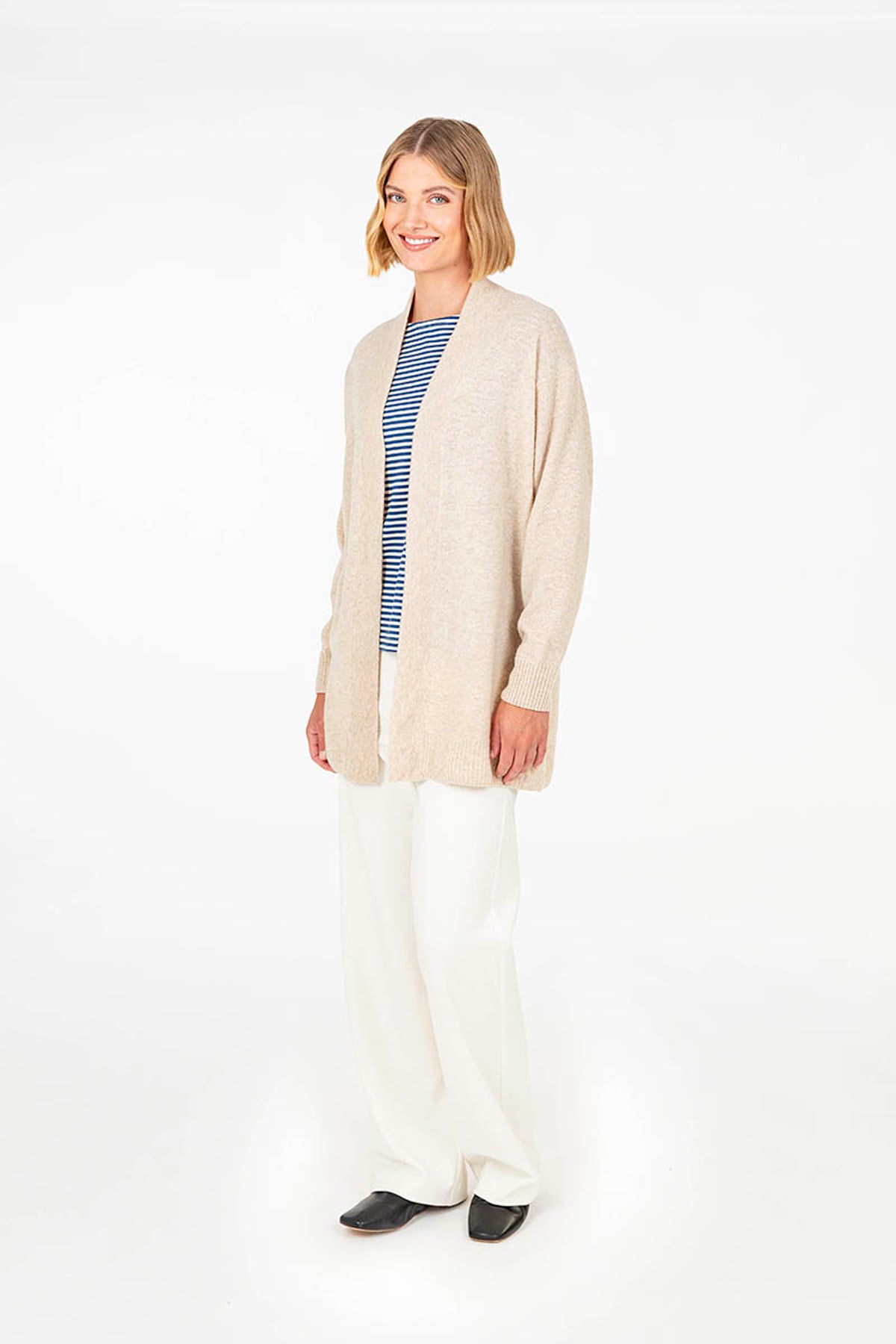 VALLI-neuletakki beige