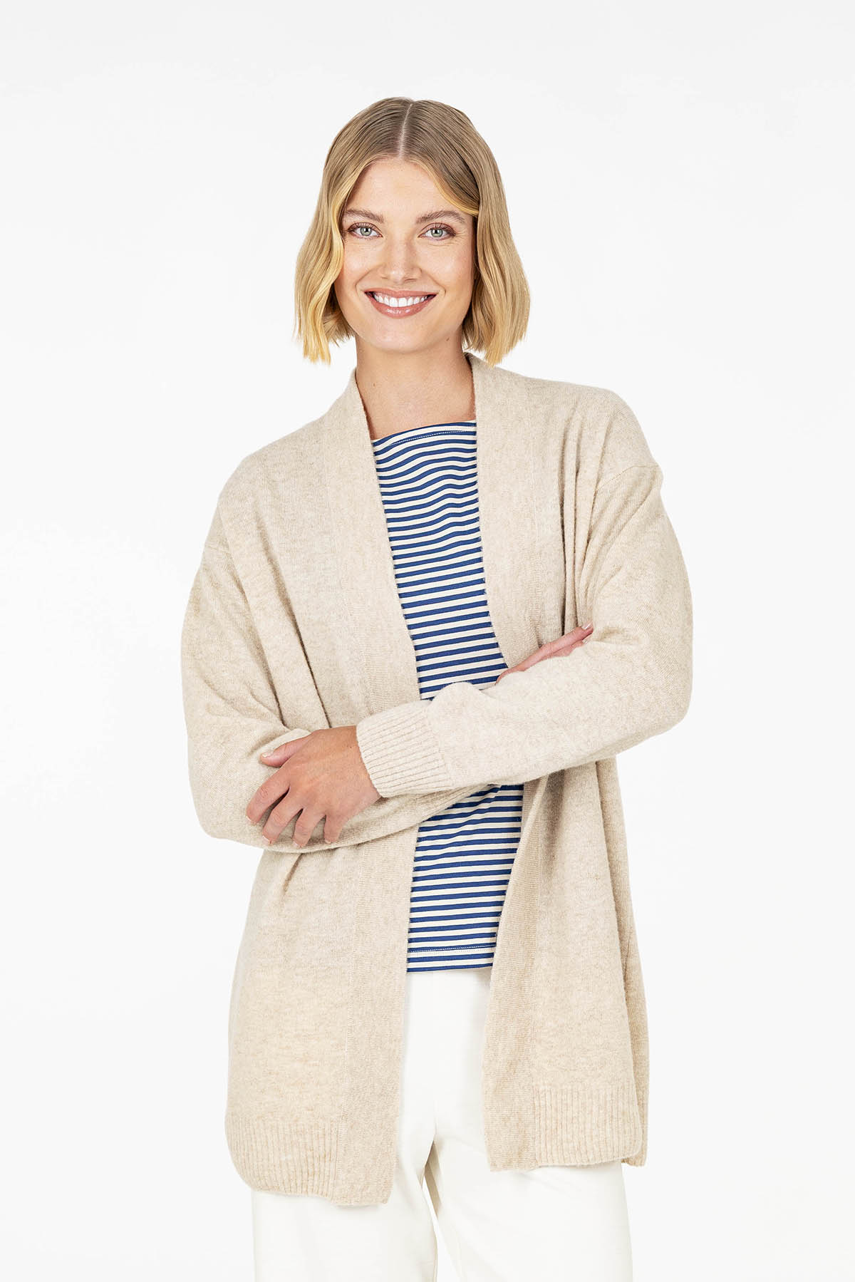 VALLI-neuletakki beige