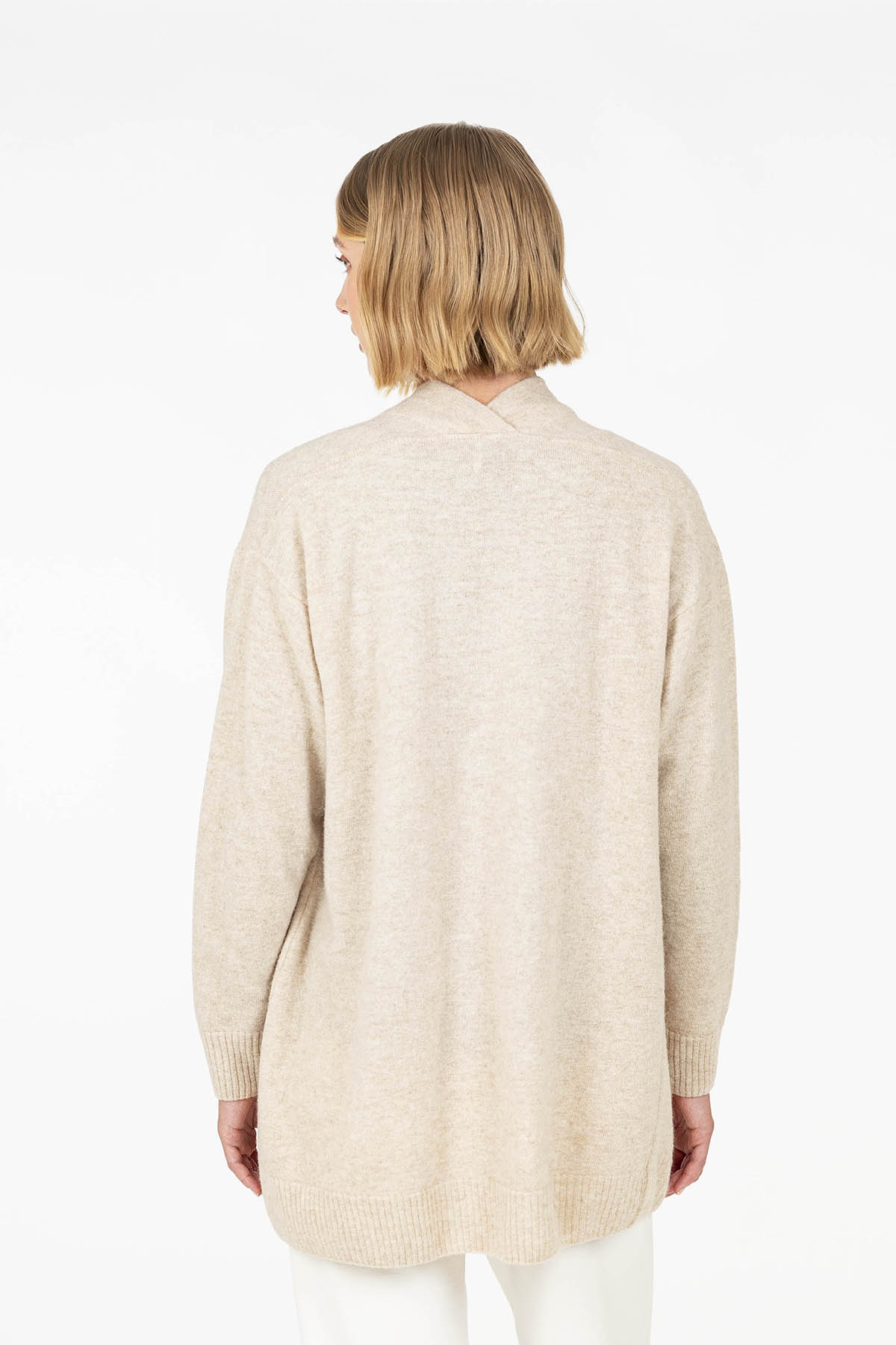 VALLI-neuletakki beige